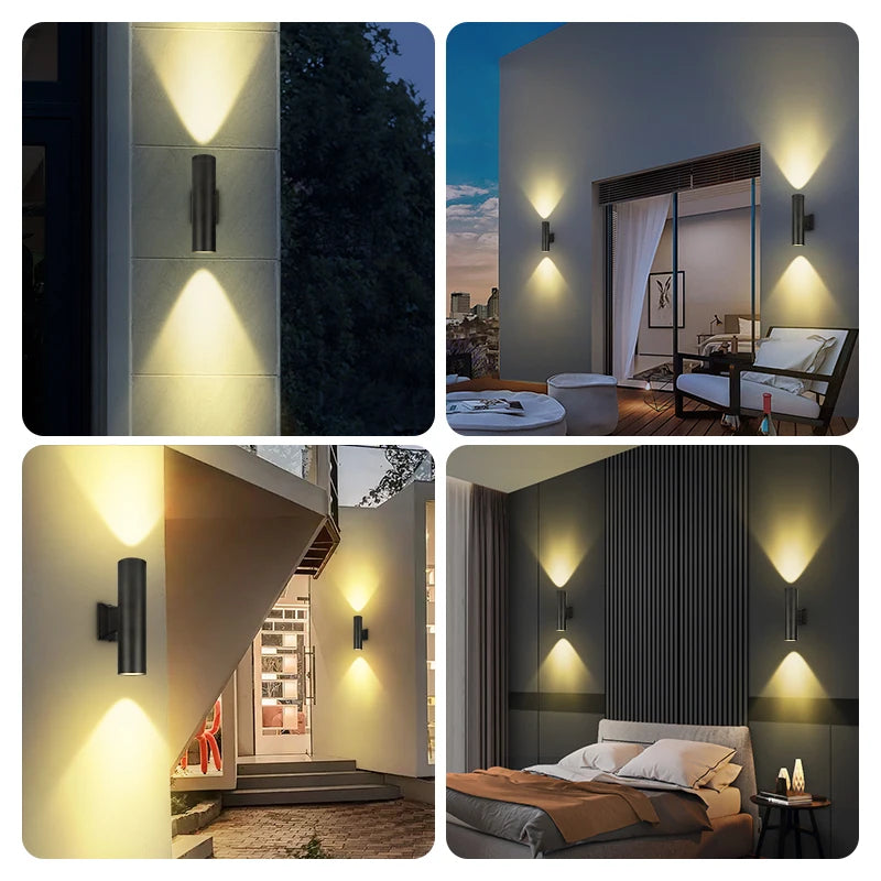 TOKYO Indoor Outdoor Up down/ Aluminium Waterproof Wall Light