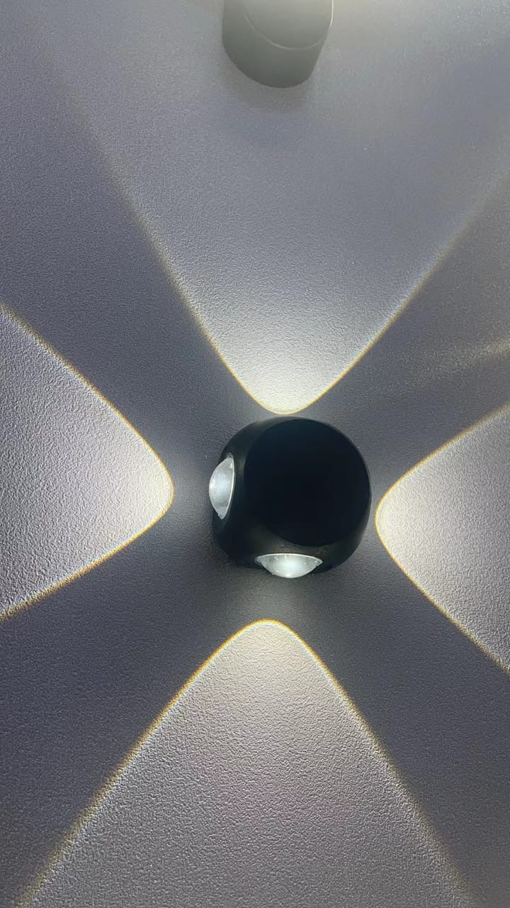 Tokyo® Aluminium LED Four Sides Wall Light Up Down