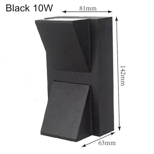 TOKYO  Indoor Outdoor Up Down Light/ Aluminium waterproof Wall Lamp