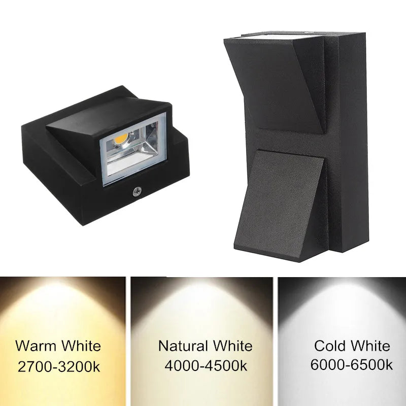 TOKYO  Indoor Outdoor Up Down Light/ Aluminium waterproof Wall Lamp