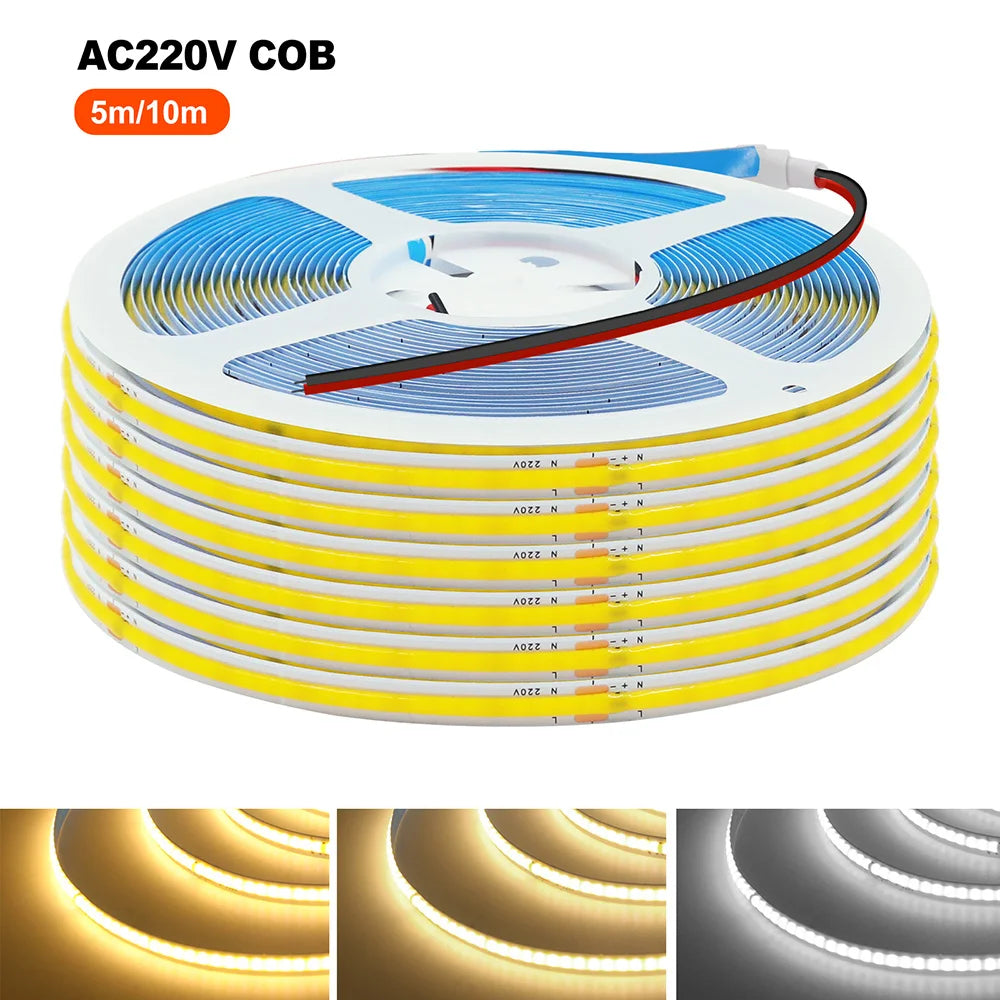 TOKYO® 220v  COB Roll 10m/ Strip Light Roll