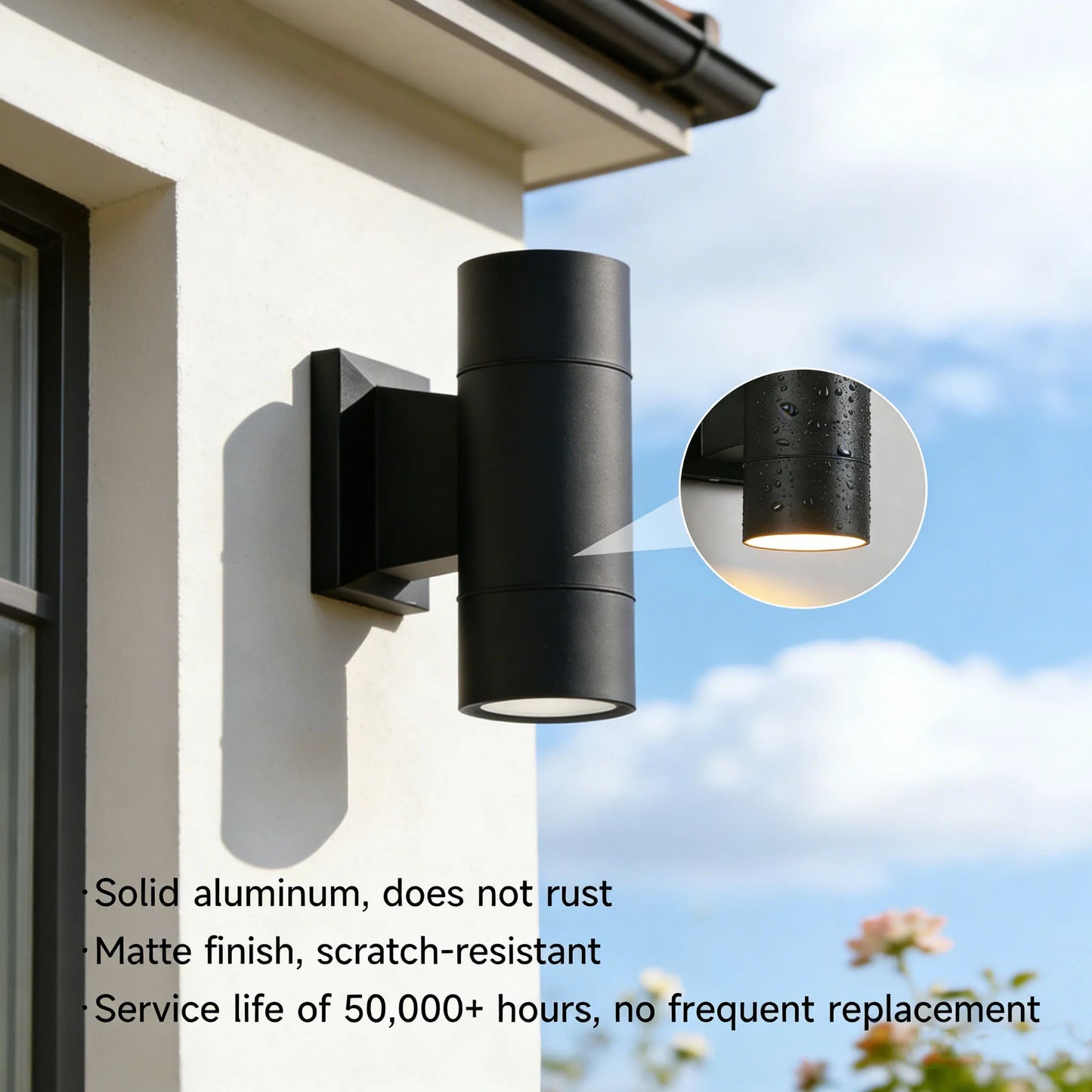 TOKYO  Indoor Outdoor Up down/ Aluminium Waterproof Wall Light