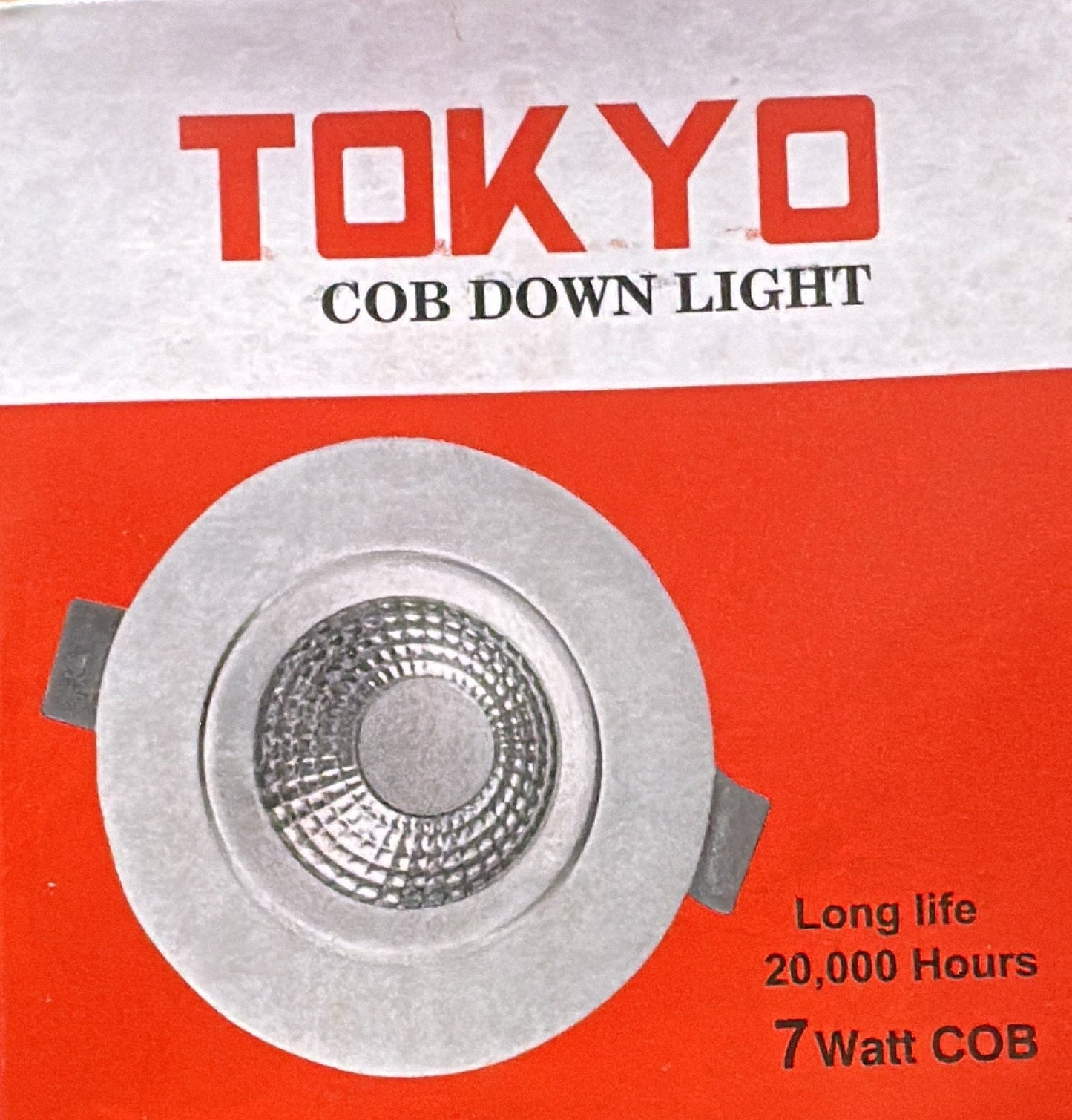 TOKYO ®  3 inch  7w COB\ Moveable Plastic body COB