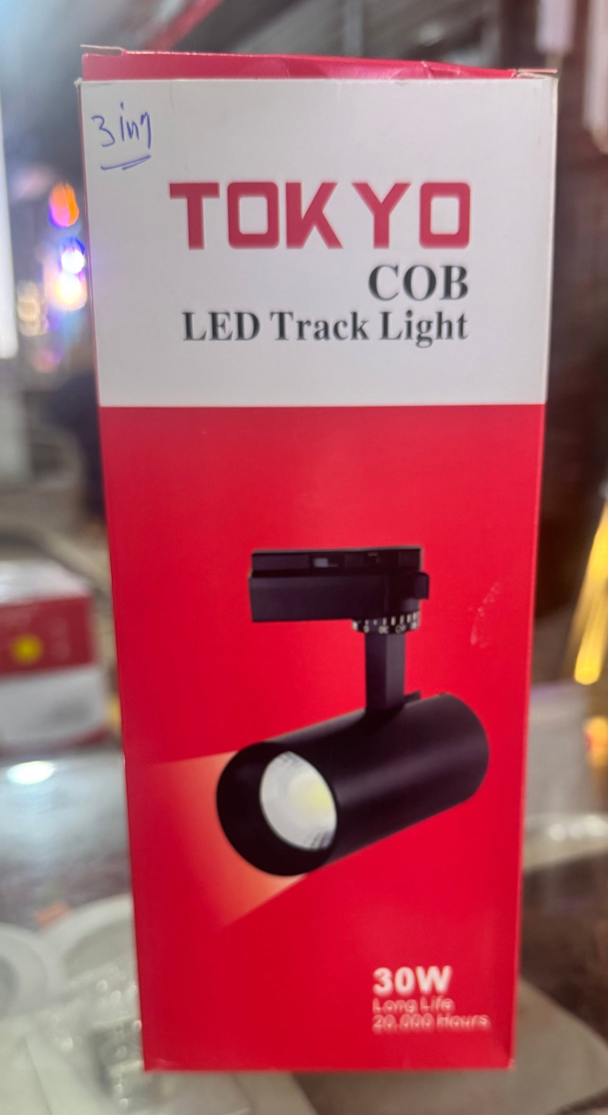 TOKYO 3 in 1 Tracklight/COB Moveable Spotlight